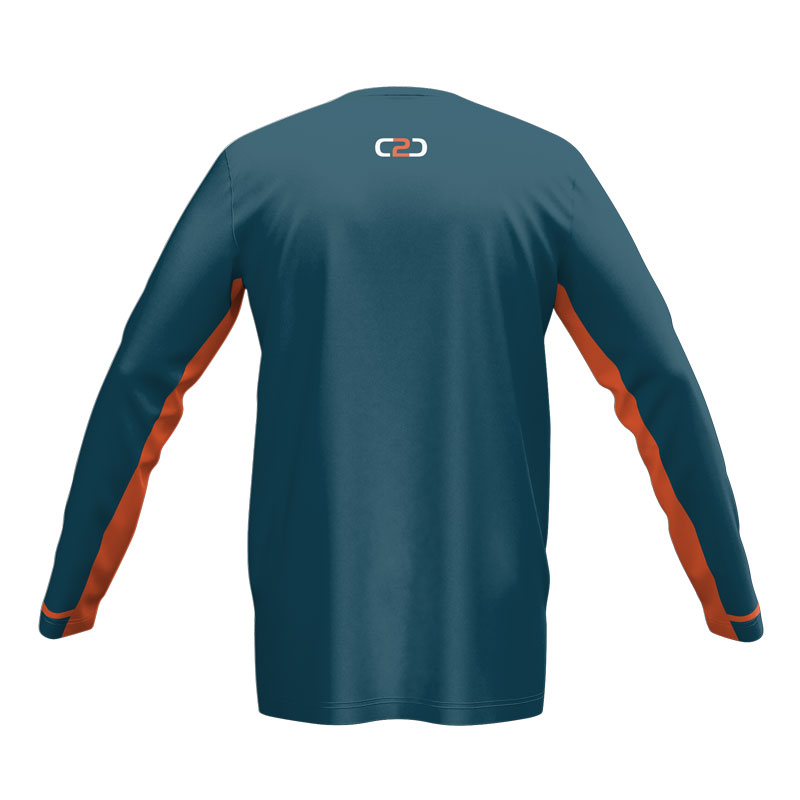 Boomers SlimFit HP Long Sleeve V Neck Warmup Shirt Design Your Own Custom Custom main image 0