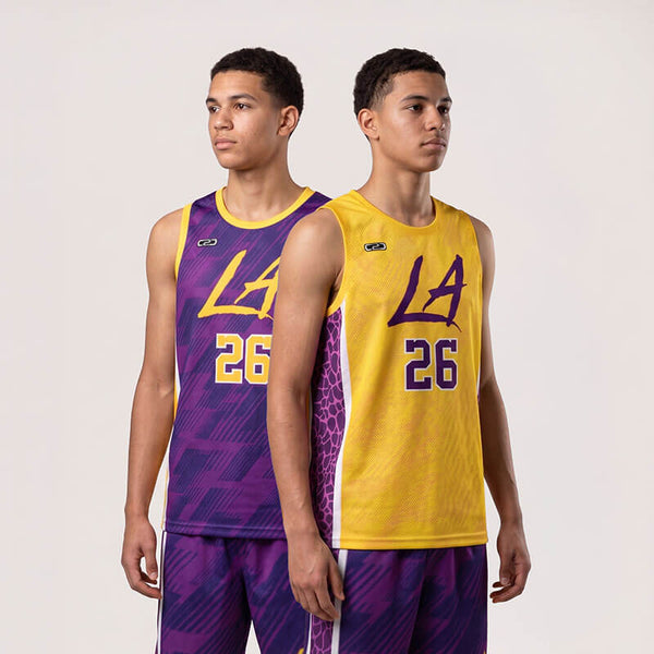 Custom LA Core Reversible Basketball Singlet Design Your Own