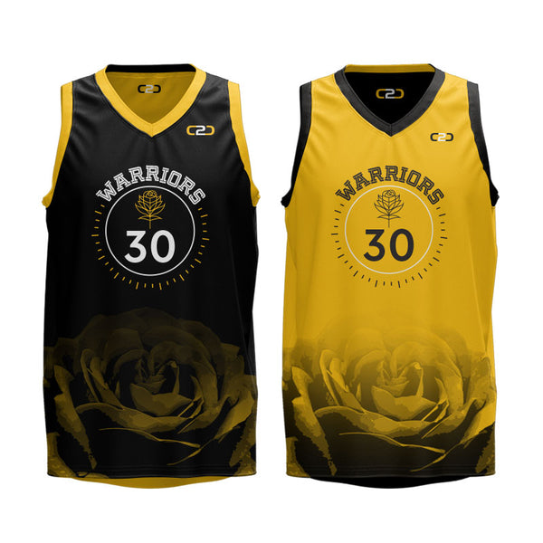 Custom Warriors City Core V Reversible Basketball Singlet