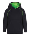 Kids Contrast Fleecy Hoodie