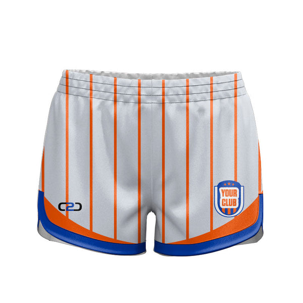 Custom EMPIRE Ladies Shorts 7.5CM Front View