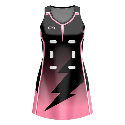 Struck Core Fusion Netball Dress V Neck Design Your Own