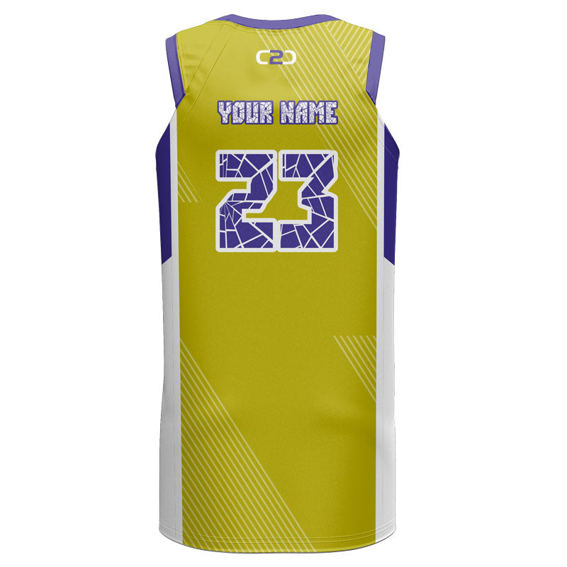 Nba Singlets Thunder SlimFit HP Split Basketball Singlet Design Your Own Custom ...