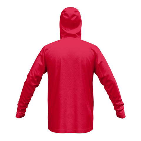 Glide Tech Zip Hoodie Red